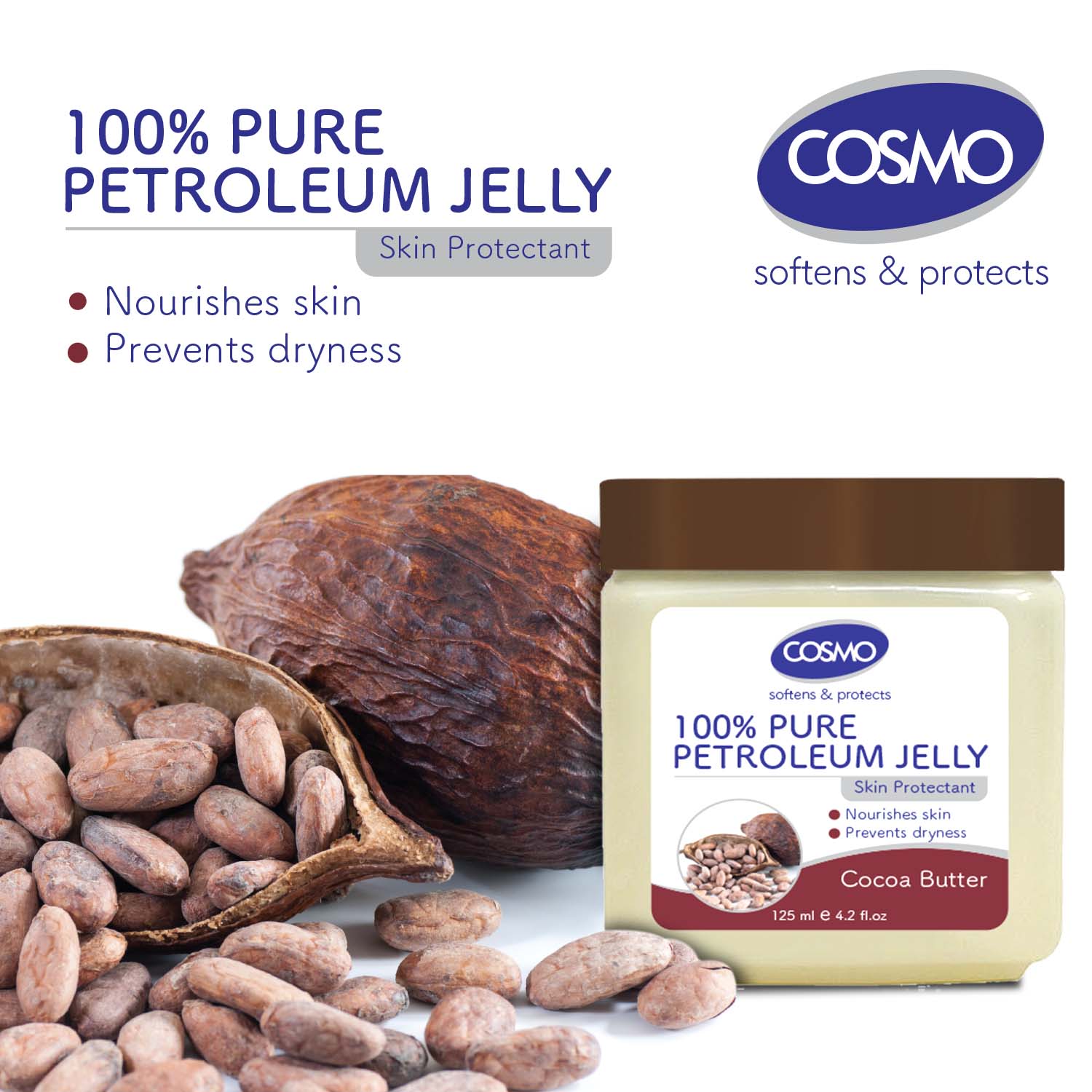 Cocoa Butter 100 Pure Petroleum Jelly